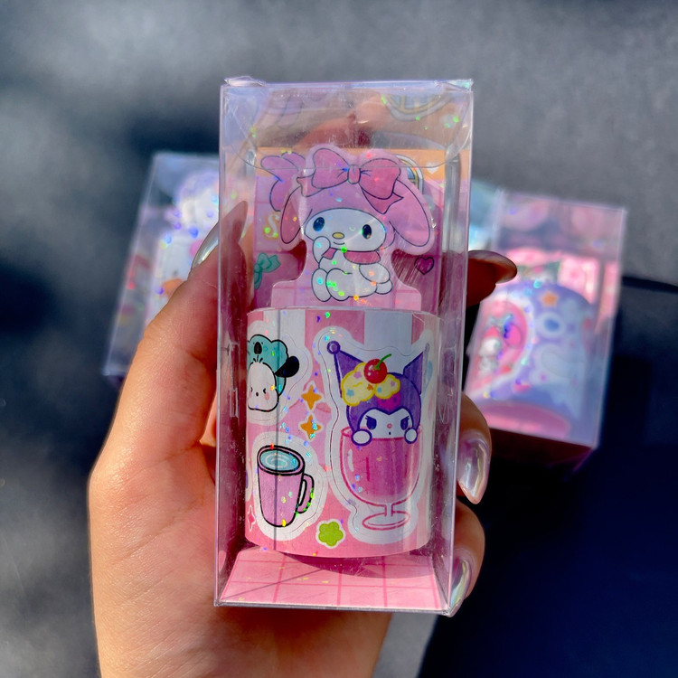 استیکر برچسبی رولی نیم متری طرح هلو کیتی Sanrio