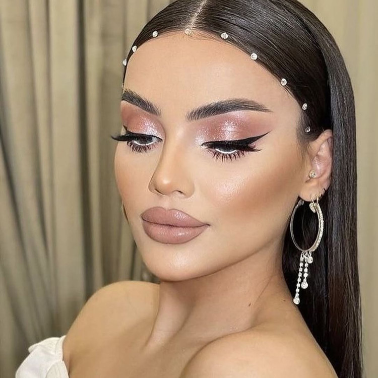 نگین میکاپ چسبی صورت و مو و ….