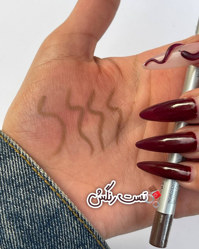 مداد چشم ، خط لب،قهوه ای بافت نرم وشمعی برند بارین Barin پیگمنت بسیار بالا